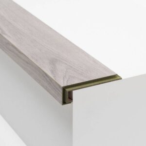 Grey Kalmar (Gris) 8mm Laminate Bullnose