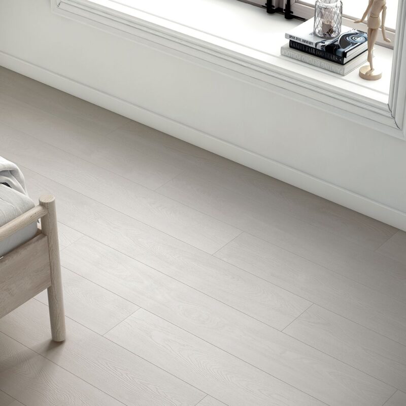 White Kalmar (Blanc) 8mm Panele Podłogowe 2.065m2 Finfloor - obrazek 4