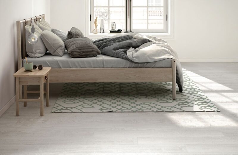 White Kalmar (Blanc) 8mm Panele Podłogowe 2.065m2 Finfloor - obrazek 3