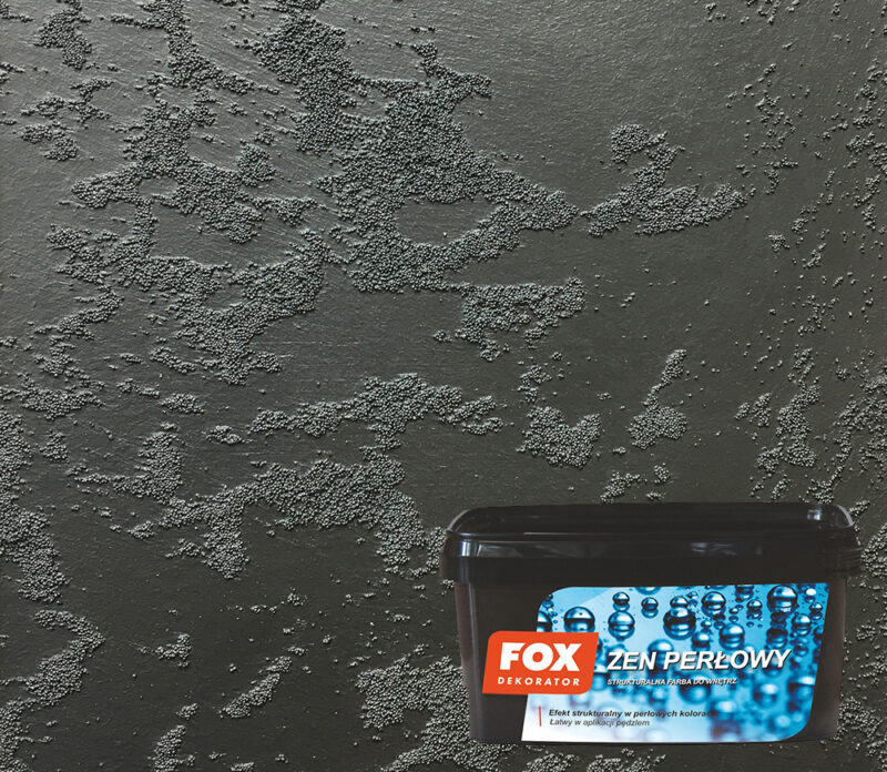 Pearl Zen Graphite Grey Decorative Paint Fox Dekorator [7m2] 1L