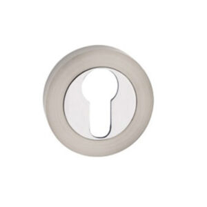 Chrome/Satin Cylinder Lock Cover