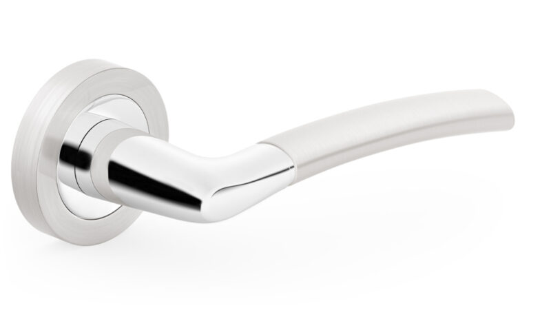 Zorba Chrome/Satin Door Handle