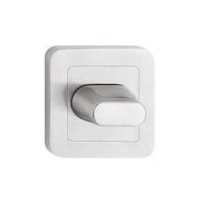 Brushed Nickel/Chrome Bathroom Lock