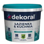 Łazienka & Kuchnia Odporna na Wilgoć Farba Lateksowa 3l Dekoral