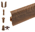 Skirting Board Premium m156 Swamp Oak 59mm 2.2m + Accessories