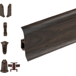 Skirting Board Premium m176 Congo Oak 59mm+ Accessories