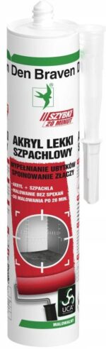 Light Acrylic Caulk Den Braven