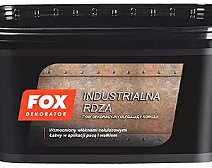 Rdza Industrialna Tynk Dekoracyjny Fox Dekorator [8m2] 8kg