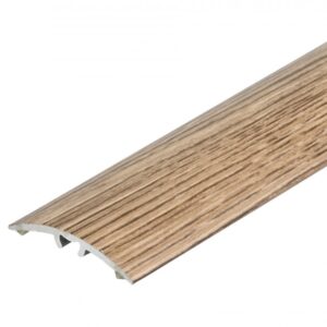Aluminium Threshold Curved 30mm 0.9m - Clay Oak
