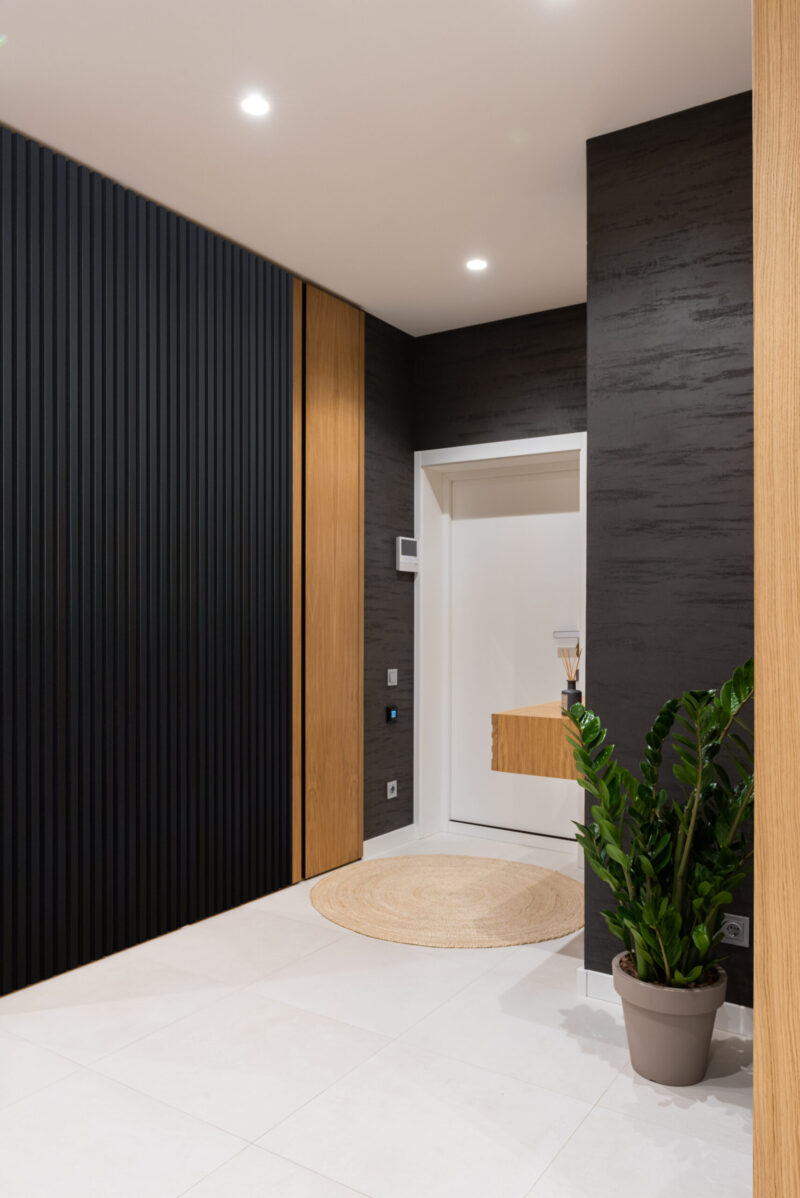 Acoustic Black Slat Panels on Black Felt 30x265cm - Image 6