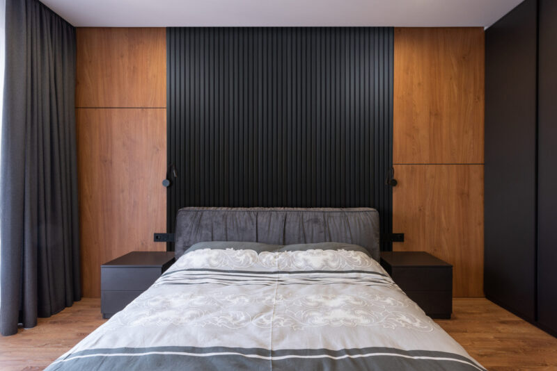 Acoustic Black Slat Panels on Black Felt 30x265cm - Image 7