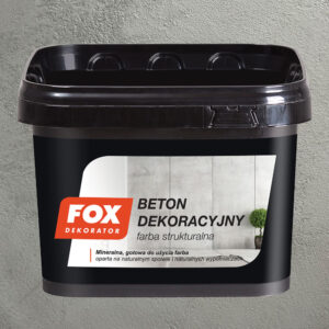 Concrete Effect Paint Fox Dekorator [4.5m2] 4kg