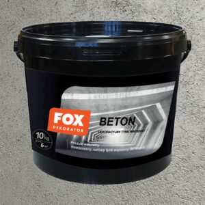 Beton Tynk Dekoracyjny Fox Dekorator [6m2] 10kg