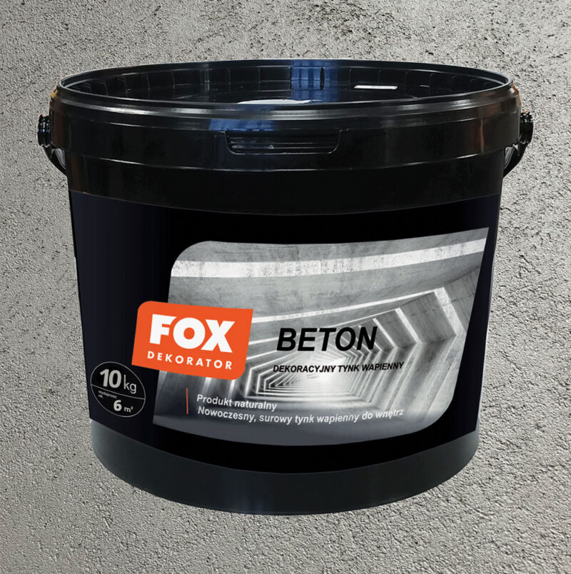 Concrete Effect Plaster Fox Dekorator [6m2] 10kg