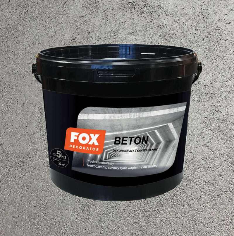 Concrete Effect Plaster Fox Dekorator [3m2] 5kg