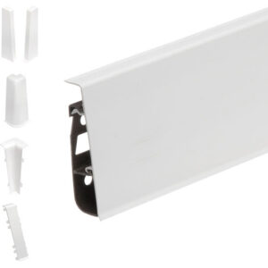 Skirting Board Hi-Line m089 White 75mm 2.5m