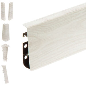 Skirting Board Hi-Line m163 Aspen Oak 75mm 2.5m + Accessories