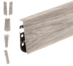 Skirting Board Hi-Line m232 Hokaido Oak 75mm 2.5m + Accessories