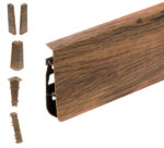 Skirting Board Hi-Line m236 Cantabrian Oak 75mm 2.5m + Accessories
