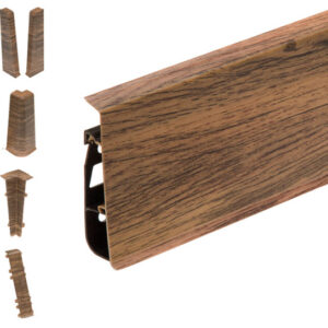 Skirting Board Hi-Line m236 Cantabrian Oak 75mm 2.5m + Accessories