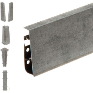 Skirting Board Hi-Line m253 Stone 75mm 2.5m + Accessories