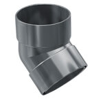 Double-Socket Downpipe Bend 45° 90mm - Proaqua PVC