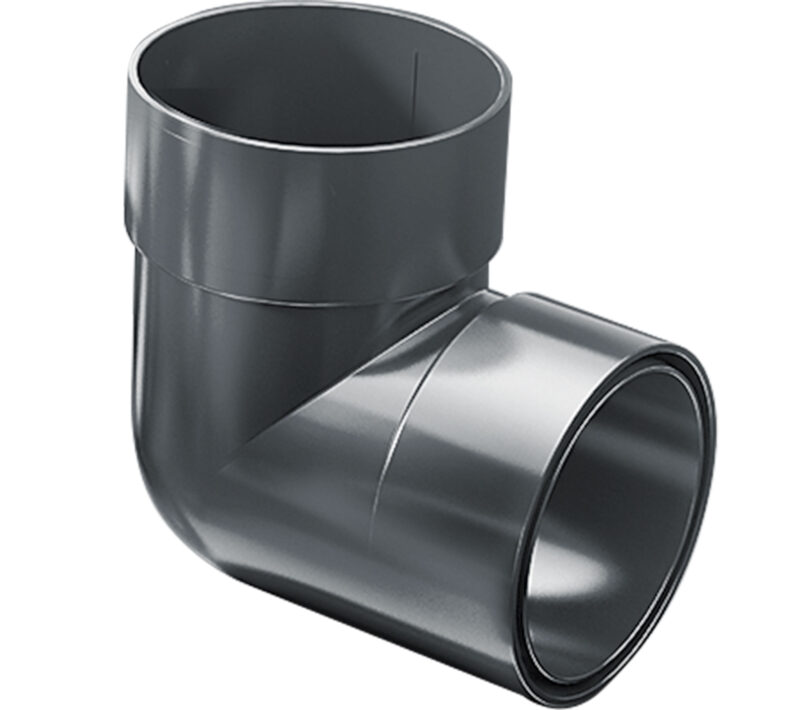 Kolanko dwukielichowe 87.5° 90mm - Proaqua PVC