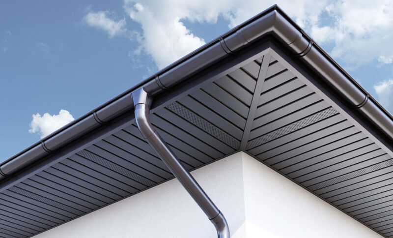 PVC Soffit Graphite 3m - Image 2