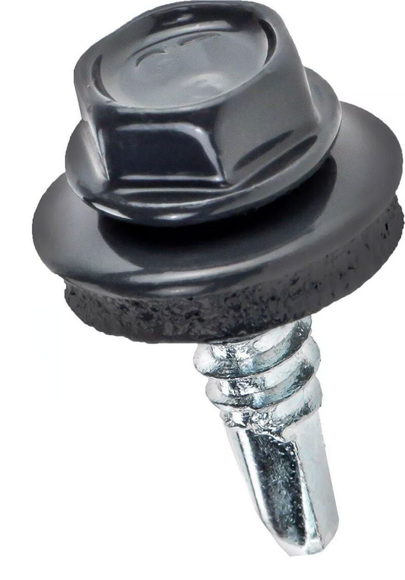 Hex Farmer Screws 4.8x19mm RAL 7016 GT3 Fixing