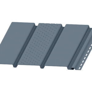 PVC Soffit Ventilated Graphite 3m