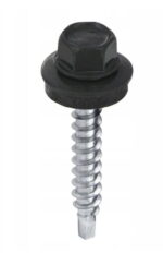 Hex Farmer Screws 4.8x35mm RAL 7016 Fixing