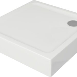 Tako Shower Tray Square Gloss White 80x80x16 Built-in-Panel Cersanit