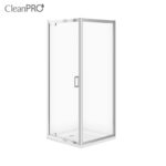 Set B152: Arteco Square Shower Enclosure 80x80x190 with Tako Shower Tray 80x4 Cersanit
