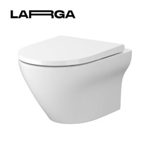 SET B331 Larga Oval Rimless Toilet + Antibacterial Seat