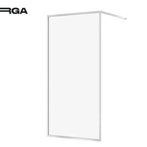 Kabina prysznicowa walk-in larga chrom - (100x200) szkło transparentne Cersanit