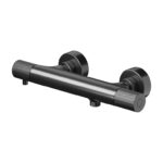Zen by cersanit shower faucet wall-mount thermostatic, gun metal Cersanit