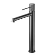Zen by cersanit deck-mounted high washbasin gun metal Cersanit