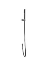 Zen by cersanit shower set with fixed grip gun metal Cersanit