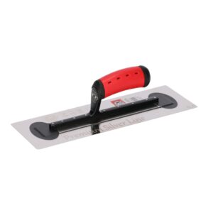 Silver Premium Smooth Finishing Trowel 0.5mm 2K handgrip 120x356mm