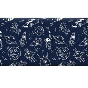 Upholstered panel FLLOW 30x60cm 3cm Universe Blue