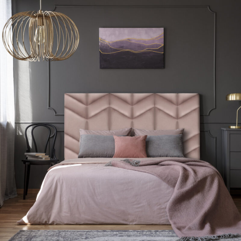 Upholstered panel FLLOW 30x60cm 3cm Copper Preston 24 - Image 6