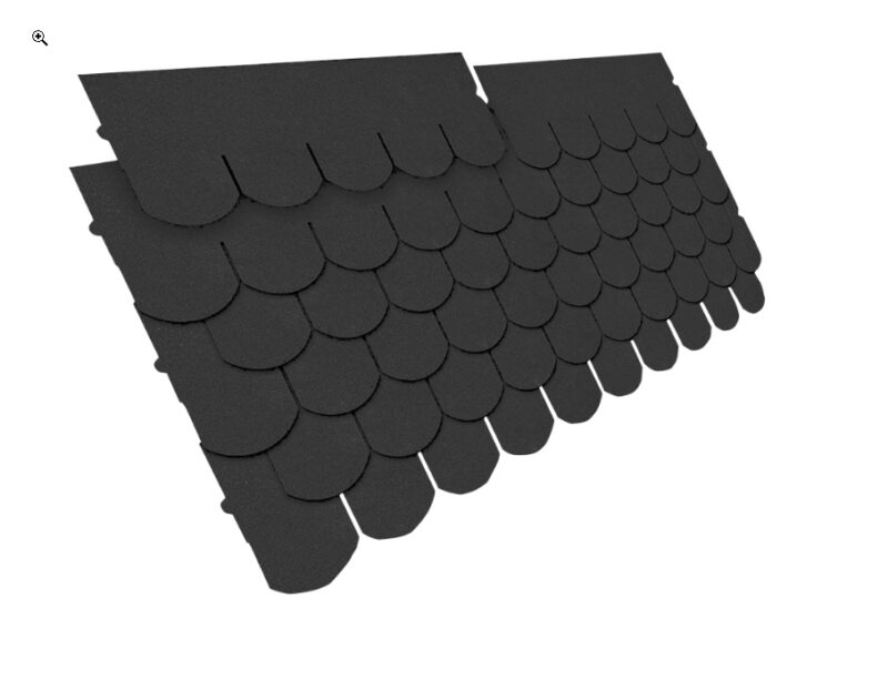 Self-assembly bitumen shingles NEXLER Gont 3m2 pack Graphite