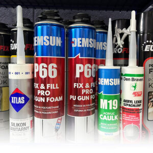 Silicones, Expandind Foams, Caulks