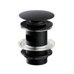 Metal click-clack plug g 1 1/4 inch black Cersanit