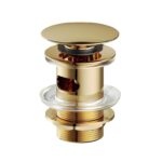 Metal click-clack plug g 1 1/4 inch, gold Cersanit