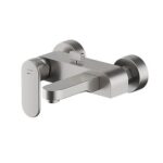 Crea wall mounted bath-shower faucet nickel Cersanit