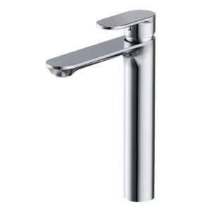 Crea deck-mounted high washbasin chrome Cersanit