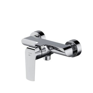 City wall mounted shower faucet chrome Cersanit