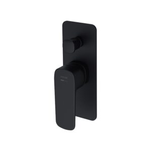 Larga concealed bathshower faucet black with box Cersanit
