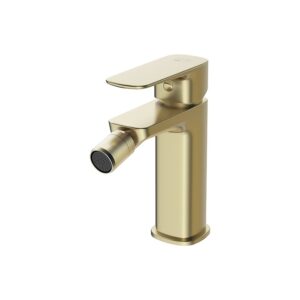 Larga deck-mounted bidet faucet gold matt Cersanit